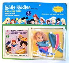 NIB Mattel Liddle Kiddles Freezy Sliddle Doll & Accessories Mint Vintage 1966