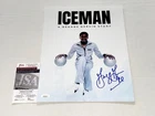 George Gervin signed San Antonio Spurs Iceman 11x14 photo autographed JSA Witnes