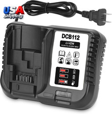 DCB112 20V Battery Charger for Dewalt 20 Volt MAX Lithium Battery Charge