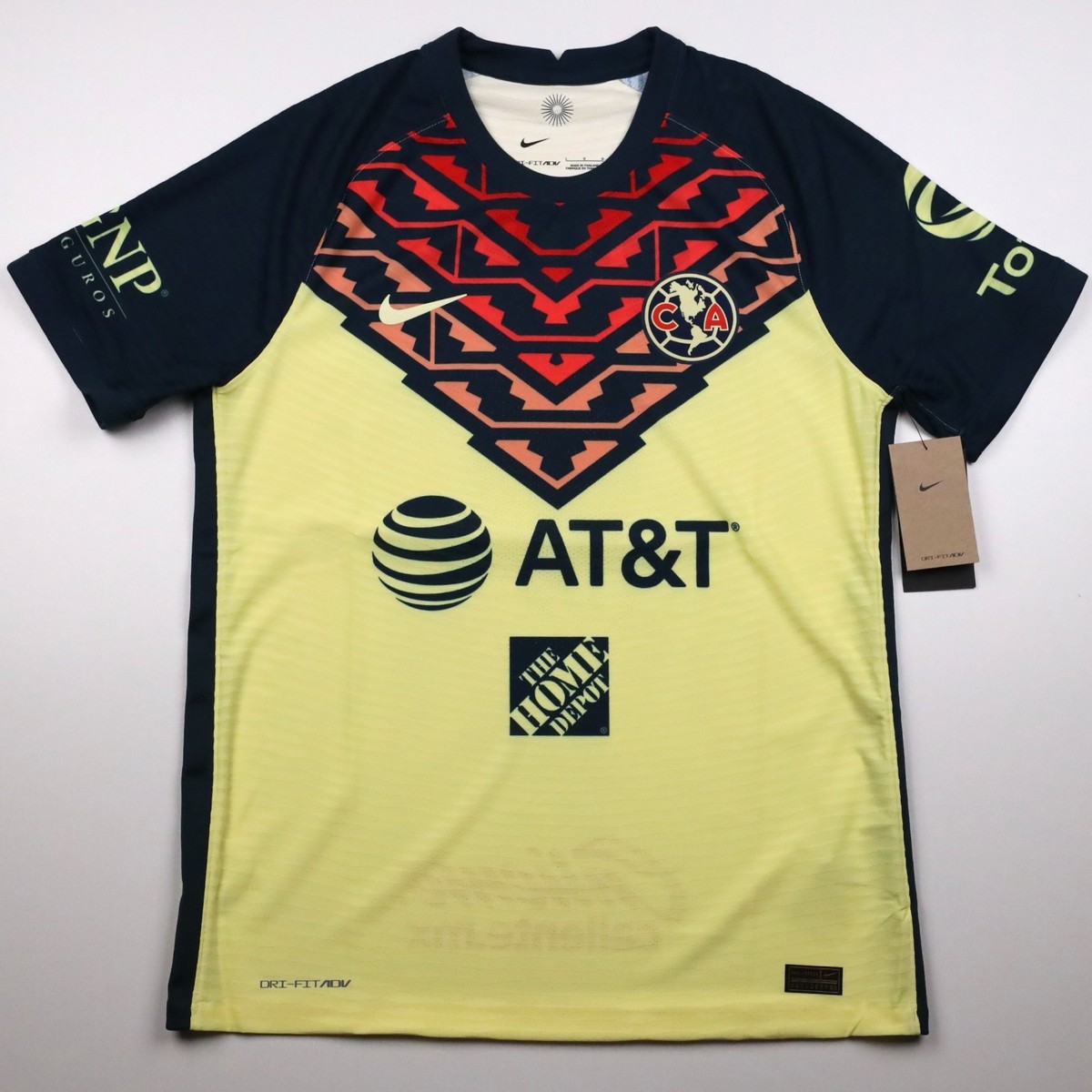 Club America 2021/22 Home Nike Vaporknit Soccer Jersey - Men's