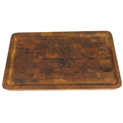 Mandalay Teak Cutting Board Tablet Serving Platter Mid-Century Danish Denmark