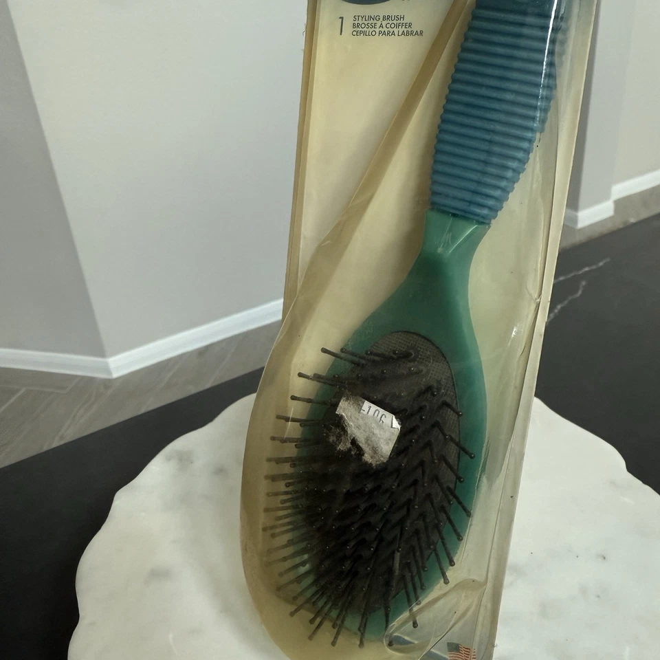 Cepillo de peinado Goody vintage con agarre para el pulgar nuevo en paquete Foto 3 de 4