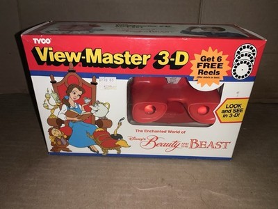 Vintage Tyco Disney s Beauty And The Beast View-Master 3-D Viewer And Reels New