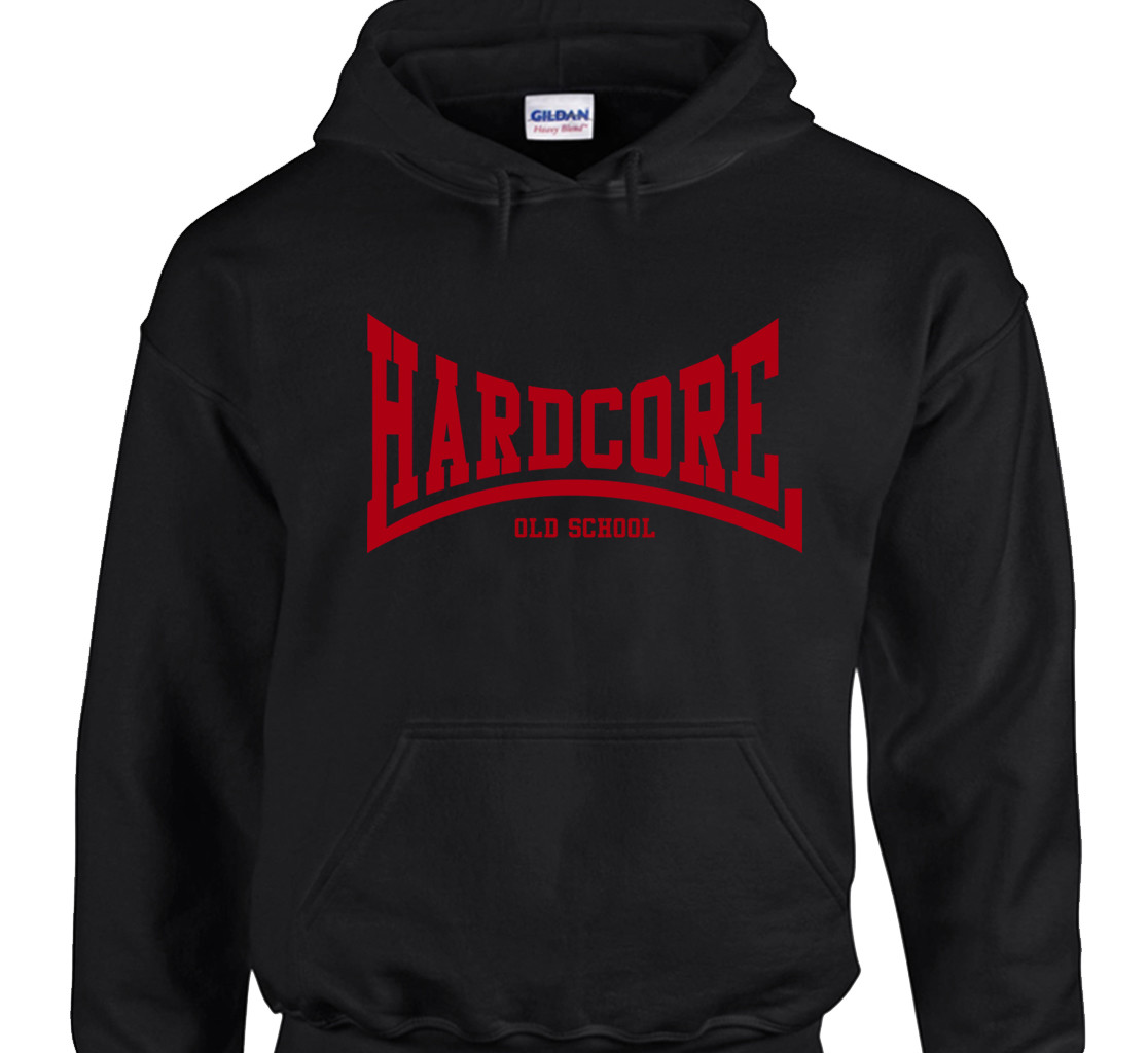 Sweat à Capuche Hardcore – Noir – Marques NYHC, Madball, Etc. – Neuf Avec étiquettes – Taille Grande