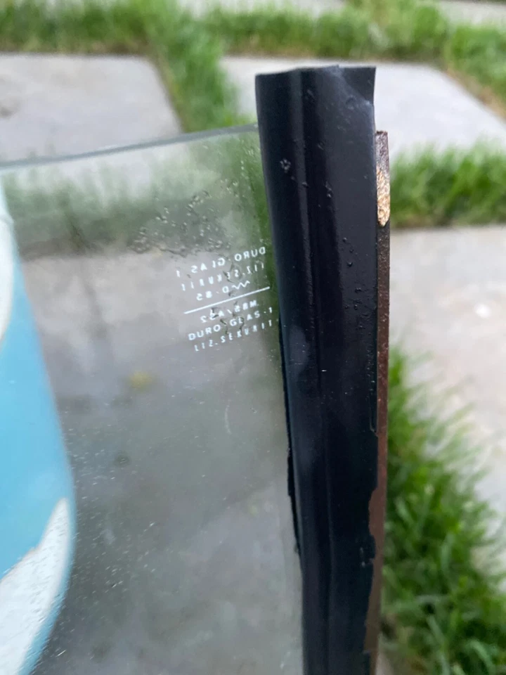 BMW E10 1600 2002 2002tii M10 OEM janela pop lateral lado direito vidro transparente - Imagem 2 de 2