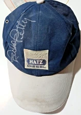 Richard Petty Signed Autographed Hatz Diesel Hat Checker Auto Parts 500 11/2/03