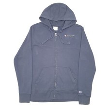 CHAMPION Full Zip Hoodie Jumper Sweatshirt Mens L