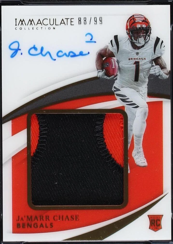 2021 Panini Immaculate Collection Ja'Marr Chase #PPA-JC for sale