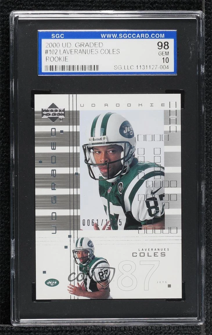 Laveranues Coles Upper Deck Graded #102 Base