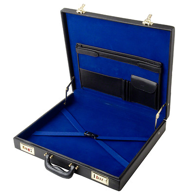 Brandneu Freimaurer Echt Echtleder Grand Rank Insignien Etui Lodge Insignien