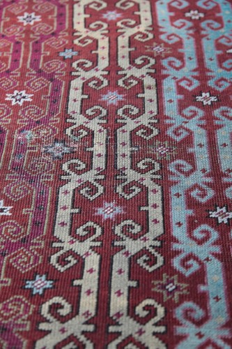 Alfombra megri antigua de coleccionista, alfombra de área, alfombra de lana, alfombra hecha a mano, alfombras de colección - Imagen 4 de 7