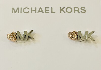 MICHAEL KORS MK Ohrstecker Ohrringe Fashion Metall zweifarbig