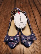 Janie Jack Walt Disney Girls Ladies Snow White Cinderella Ballet Shoes 10 NWT