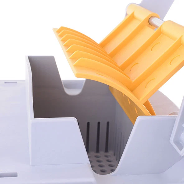  Vermop Wringboy Komplett-Set = Eimer, Presse, Halter, Teleskopstiel u. 4 x Mop  - Bild 4 von 4