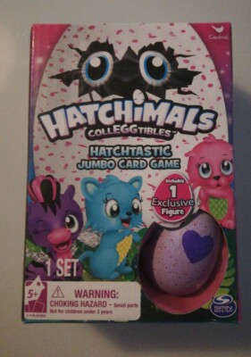 Hatchimals Colleggtibles Serie 1 Jumbo Kartenspiel mit Figur. 