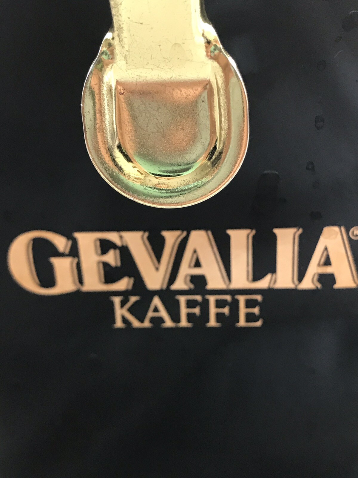 GEVALIA KAFFE CERAMIC COFFEE CANISTER BLACK WITH BRASS TRIM eBay