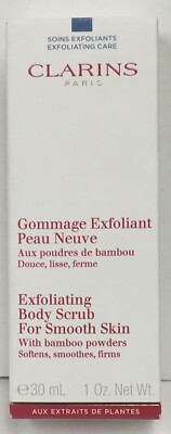 Clarins Exfoliating Body Scrub for Smooth Skin 1 oz Sealed