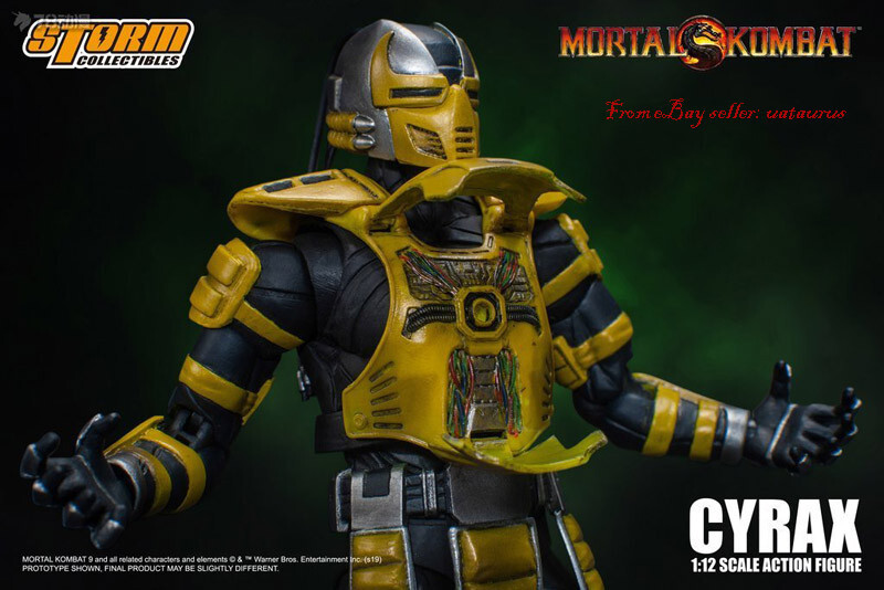 Perfect Storm Toys Mortal Kombat Cyrax 1/12 In Stock New Action