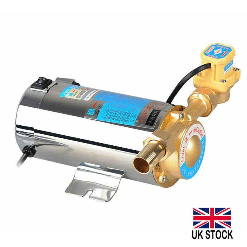 100W 220V Automatic Home Shower Washing Machine Water Pressure Booster