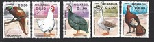 1985 Birds Part set of 5 Fine Used