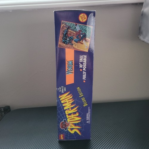 ToyBiz Spider-Man Deluxe Edition Original Venom 10" Figure 1994 Vintage Marvel - Picture 11 of 13