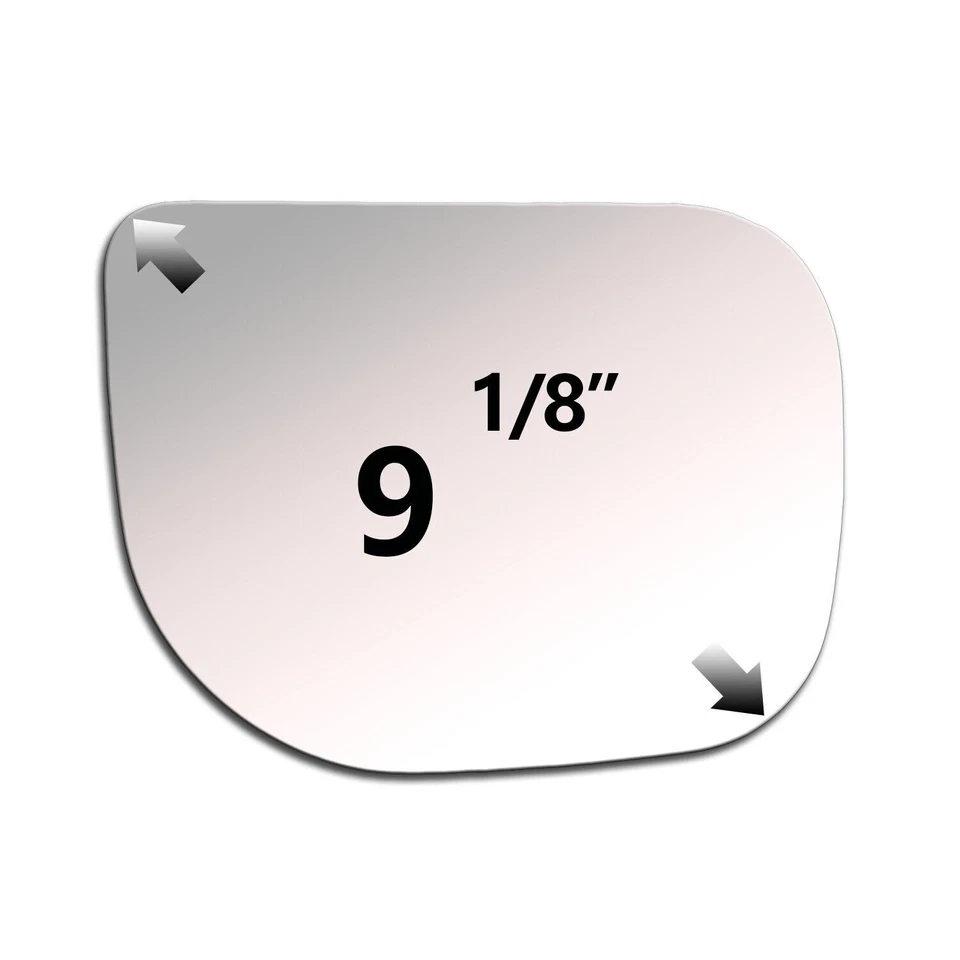 Reemplazo de vidrio espejo retrovisor para Nissan Pathfinder Armada 2004 lado derecho convexo 3312 Foto 2 de 4