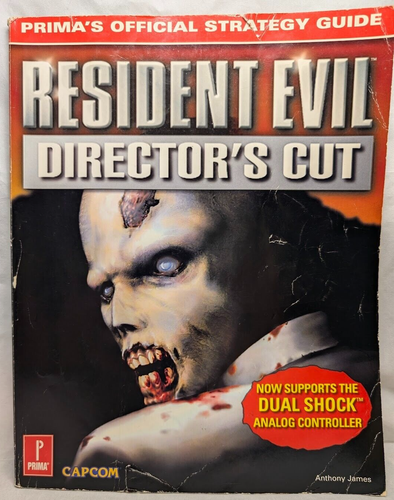 Resident Evil Director's Cut - Prima Official Strategy Guide - w/Poster - Sony