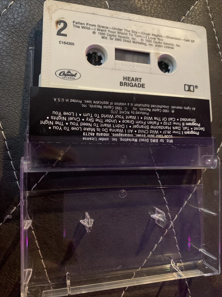 HEART Brigade Cassette Tape C4-91820 - Image 3 of 3