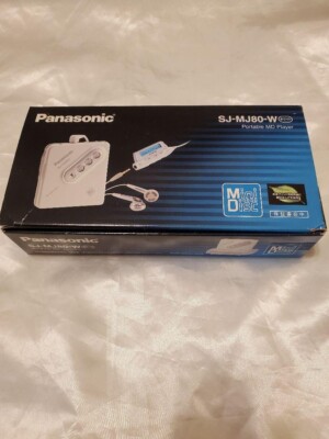 Panasonic SJ-MJ80-W Portable MD Player White Used From Japan | eBay