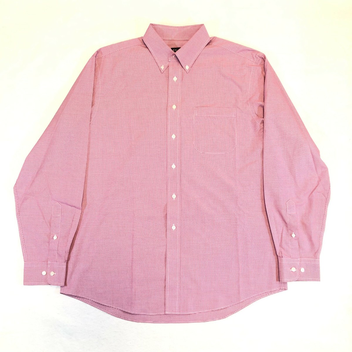 burgundy check dress shirt Comfort Stretch Non-Iron Check Dress Shirt - Burgundy