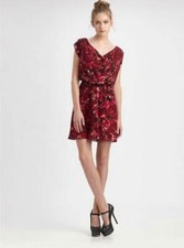 NEW ALICE + OLIVIA IKAT FLORAL DRESS SIZE XS 
