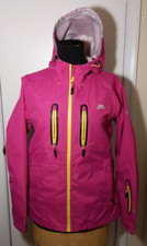 Trespass Womens Pink Jacket Tp100 Size M Performance Water Wind Proof Coat Uk