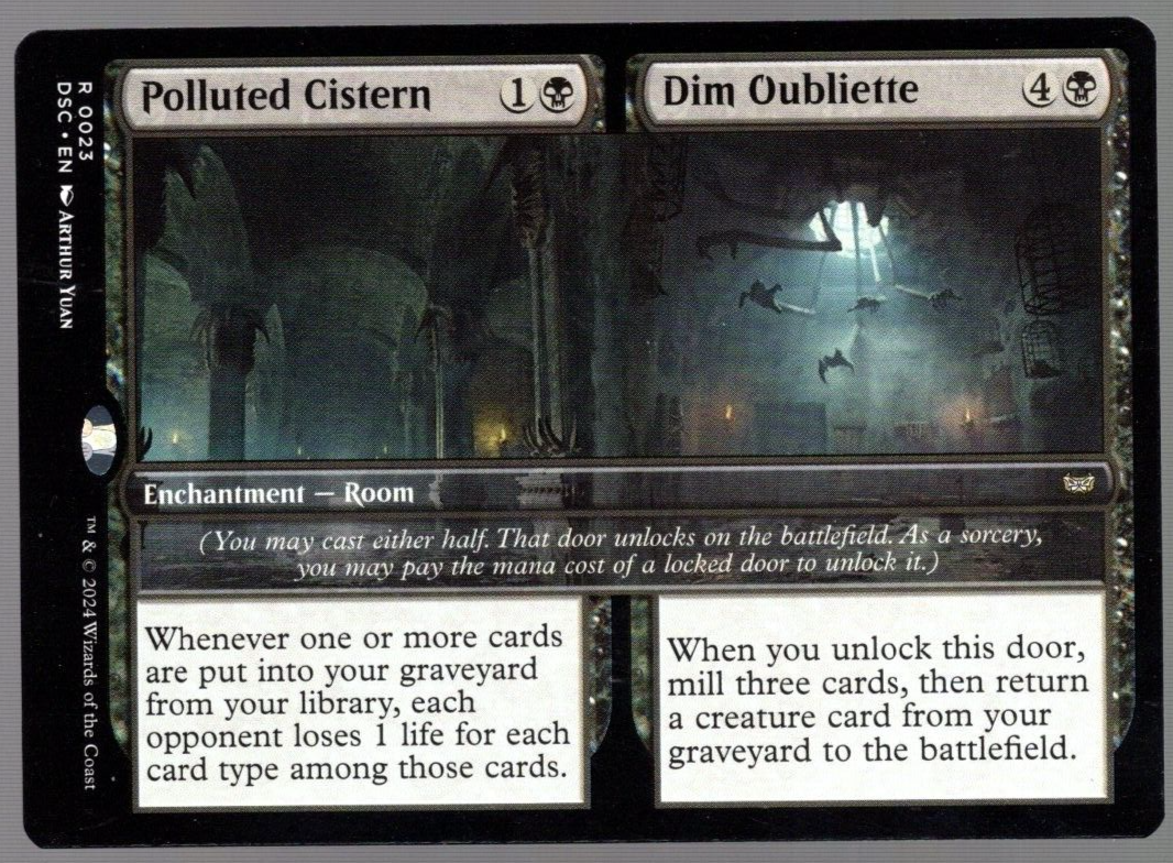 Polluted Cistern Dim Oubliette 0023 Non Foil Rare Duskmourn MTG Near Mint | eBay Polluted Cistern Dim Oubliette 0023 Non Foil Rare Duskmourn MTG Near Mint | eBay