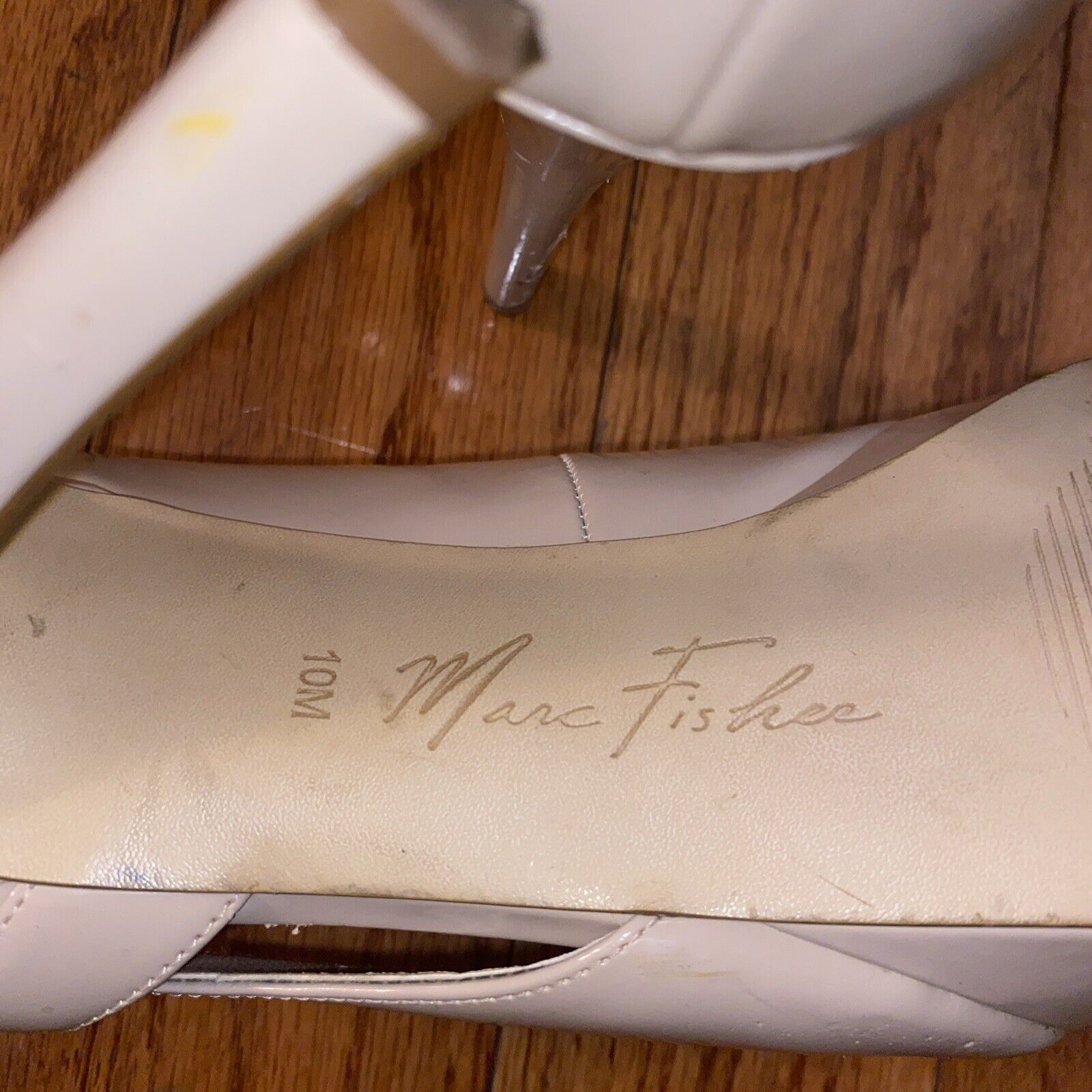 Women Marc Fisher Patent Leather Peep Toe Platfor… - image 9