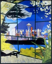 2000 Dexter Dalwood Seattle Space Needle art Gagosian Gallery vintage print ad