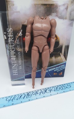 Hot Toys MMS610 BTTF II Doc Brown action Figure's 1/6 Scale Nude Body Only