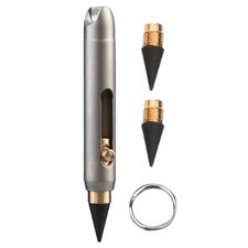 Mini Titanium Alloy Erasable Pencil Portable Pocket Pen Simple Eternal Pencil
