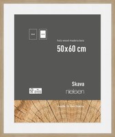 Nielsen Holz-Bilderrahmen Skava Eiche 50X60 Cm Mit Passepartout 40X50 Cm