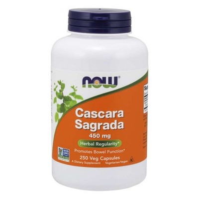 Now Foods Cascara Sagrada 450 mg 250 Vegane Kapseln