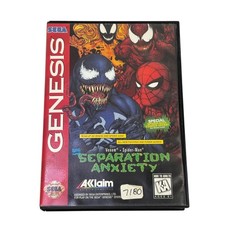 Acclaim Spider Man - Venom Separation Anxiety Genesis Video Game 021481800385