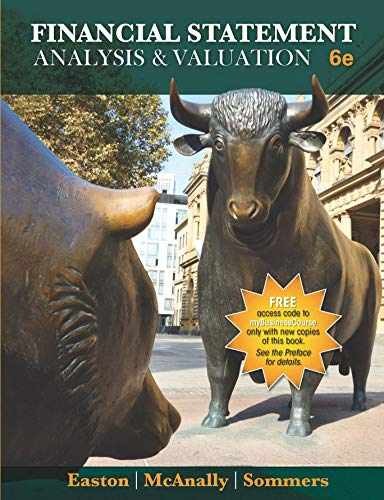 Financial statement analysis and - paperback, by peter d. Easton - acceptable