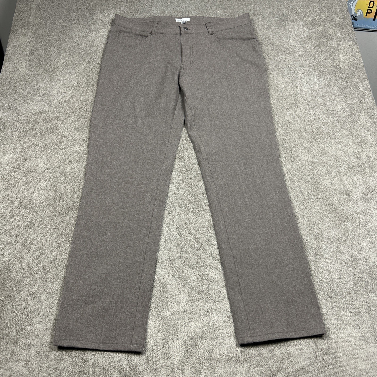 Peter Millar 5 Pocket Chino Pants Mens 36x31 Brown Soft Performance Golf EB60