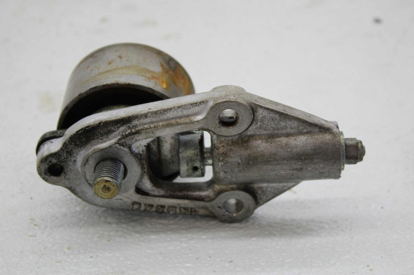99-01 FERRARI 456 M LEFT SIDE TIMING BELT TENSIONER PULLEY MOUNT