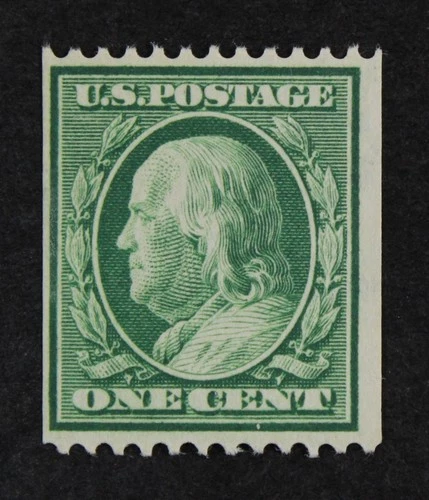 CKStamps: US Stamps Collection Scott#385 1c Franklin Mint LH OG