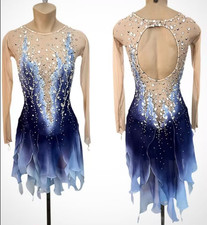 ice figure skating competition dress Gymnastics costume dance Dress dyeing
