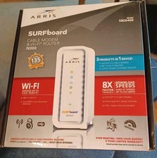 ARRIS SURFboard SBG6400 8x4 DOCSIS 3.0 Cable Modem / N300 Wi-Fi Router-