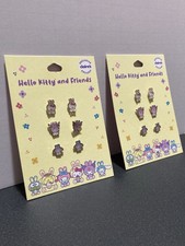 3 PAIRS HELLO KITTY AND FRIENDS SANRIO CLAIRE'S EASTER ENAMEL EARRINGS Set Of 2