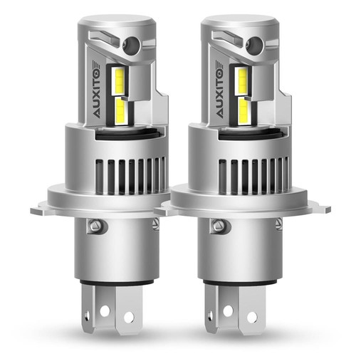 Lampadine LED AUXITO H4 9003 60000LM - Kit 2 Pezzi, Bianco Freddo 6500K, CANbus, 100W Equivalenti