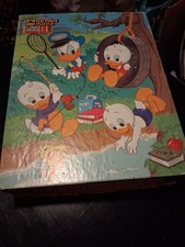 Vintage Disney "Huey, Dewey,  Louie" 100 Piece Jigsaw Puzzle complete Pre-owned