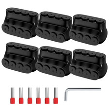 4 Port Insulated Multi Tap Connector Aluminum to Copper Wire Connectors 4-14AWG